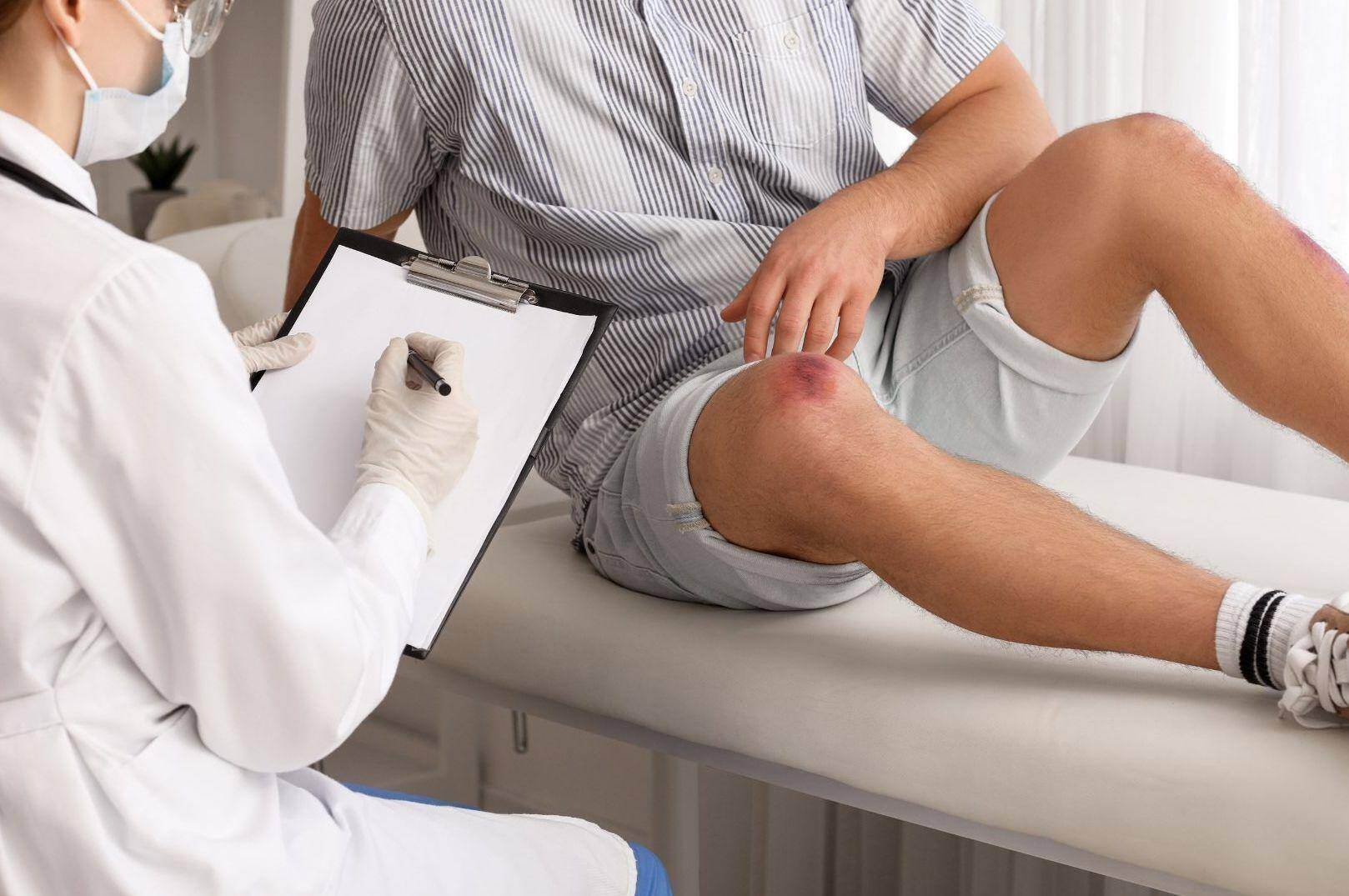 An accident doctor helping a car accident victim recover in Oro Valley, Arizona